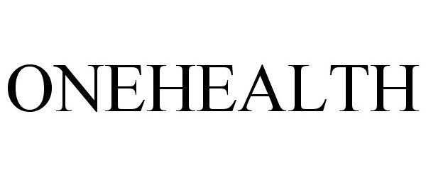 Trademark Logo ONEHEALTH