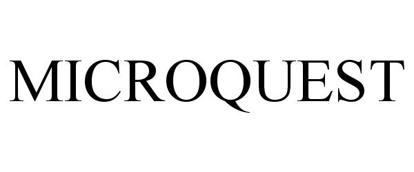 Trademark Logo MICROQUEST