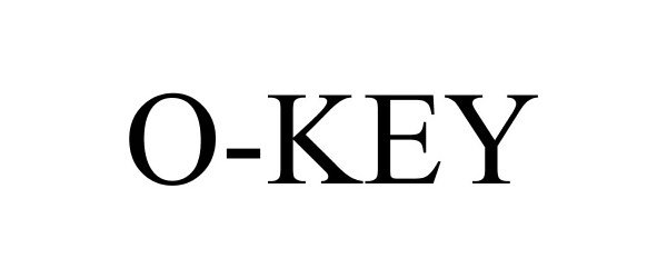 Trademark Logo O-KEY
