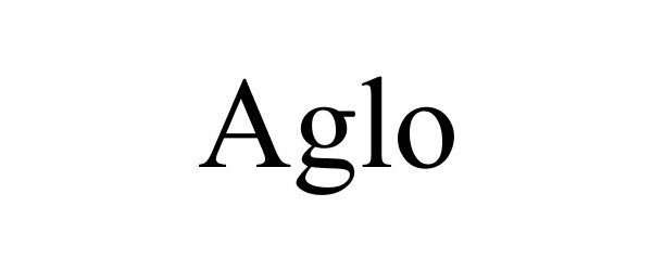 Trademark Logo AGLO