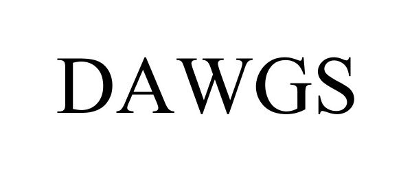 Trademark Logo DAWGS