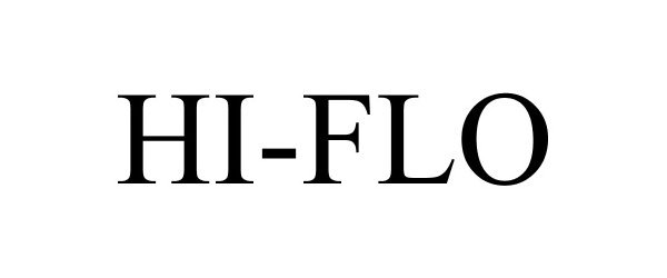Trademark Logo HI-FLO