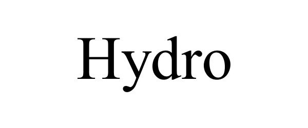 Trademark Logo HYDRO