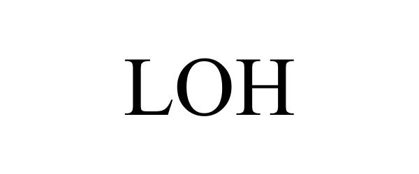 Trademark Logo LOH