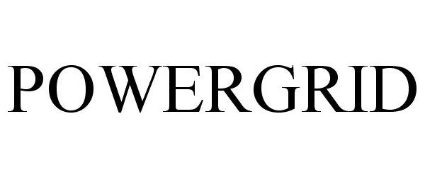 Trademark Logo POWERGRID