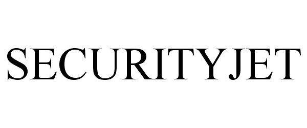Trademark Logo SECURITYJET