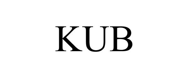 Trademark Logo KUB