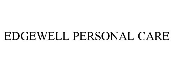 Trademark Logo EDGEWELL PERSONAL CARE