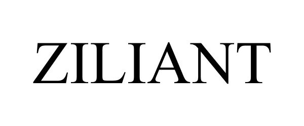 Trademark Logo ZILIANT