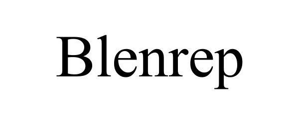 Trademark Logo BLENREP