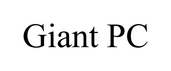 Trademark Logo GIANT PC