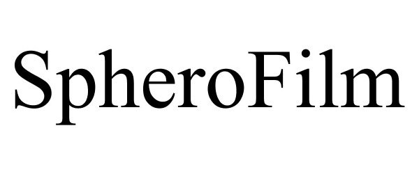 Trademark Logo SPHEROFILM