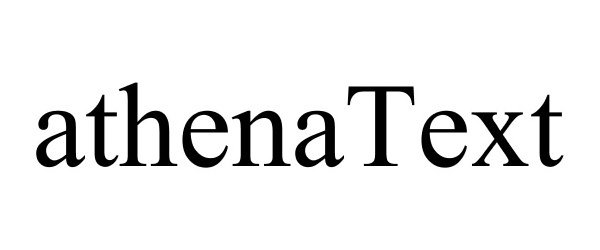 Trademark Logo ATHENATEXT