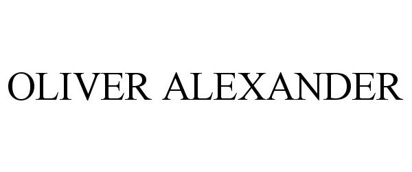  OLIVER ALEXANDER