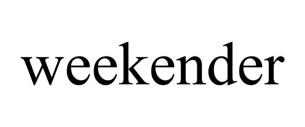 Trademark Logo WEEKENDER