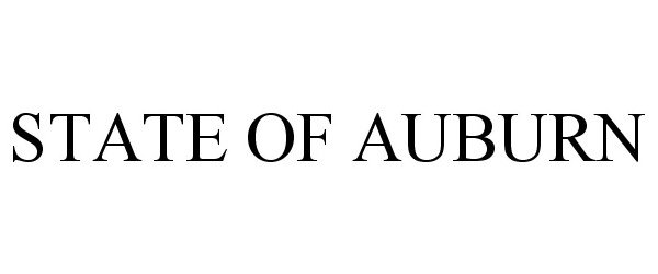 Trademark Logo STATE OF AUBURN
