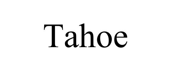 Trademark Logo TAHOE