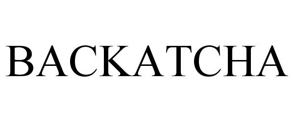 Trademark Logo BACKATCHA