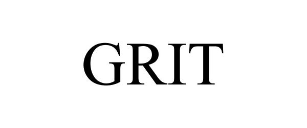 Trademark Logo GRIT