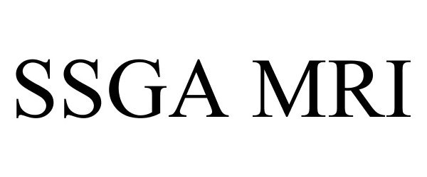 Trademark Logo SSGA MRI