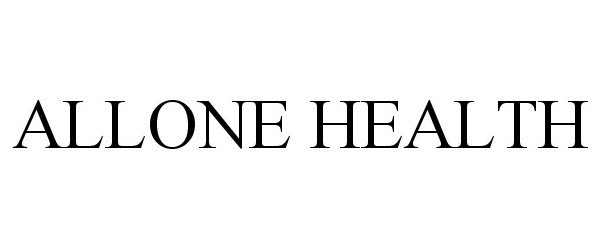 Trademark Logo ALLONE HEALTH