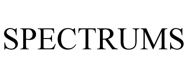 Trademark Logo SPECTRUMS