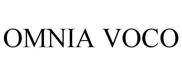 Trademark Logo OMNIA VOCO