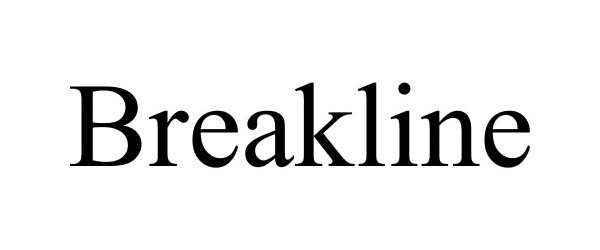 Trademark Logo BREAKLINE