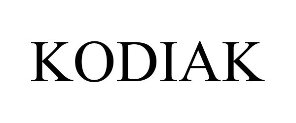 Trademark Logo KODIAK