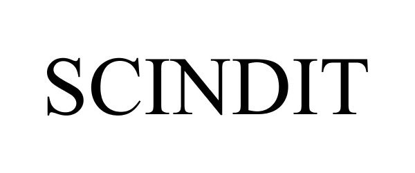Trademark Logo SCINDIT
