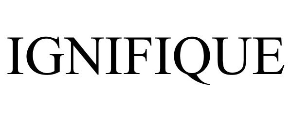 Trademark Logo IGNIFIQUE
