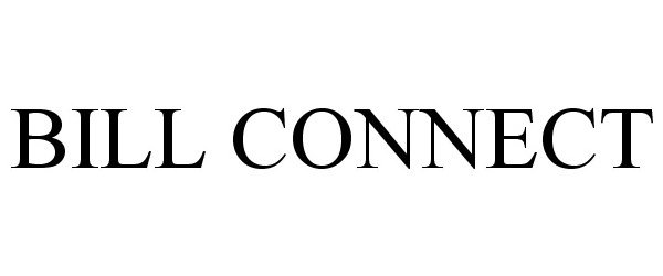 Trademark Logo BILL CONNECT