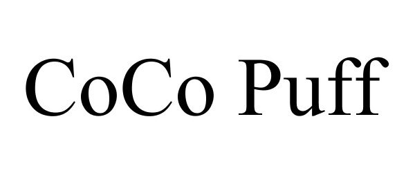 Trademark Logo COCO PUFF
