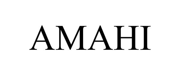 Trademark Logo AMAHI