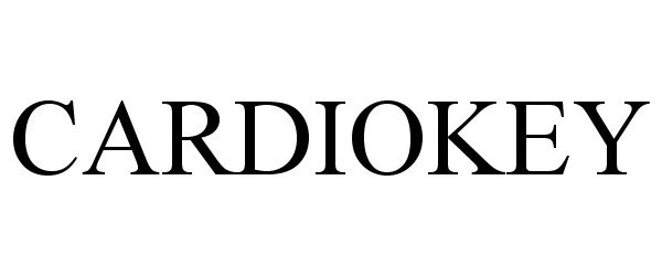 Trademark Logo CARDIOKEY