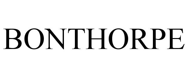 Trademark Logo BONTHORPE