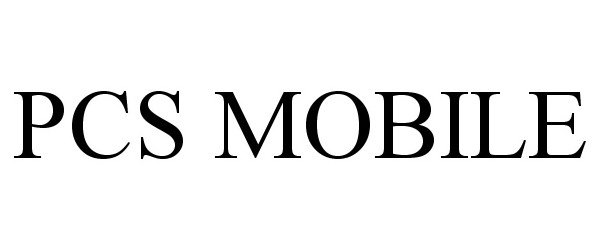 Trademark Logo PCS MOBILE