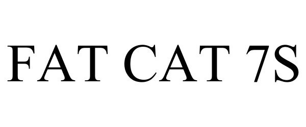 Trademark Logo FAT CAT 7S