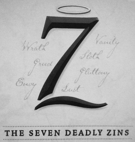 Trademark Logo 7 Z VANITY WRATH SLOTH GREED GLUTTONY ENVY LUST THE SEVEN DEADLY ZINS