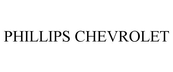  PHILLIPS CHEVROLET