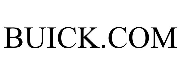 Trademark Logo BUICK.COM