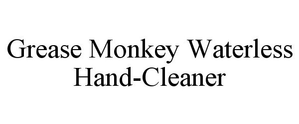  GREASE MONKEY WATERLESS HAND-CLEANER