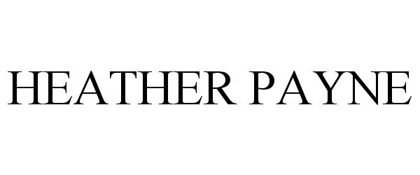 Trademark Logo HEATHER PAYNE