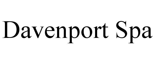 Trademark Logo DAVENPORT SPA