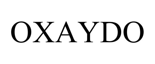 Trademark Logo OXAYDO