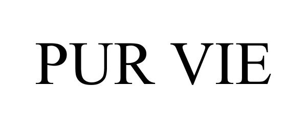 Trademark Logo PUR VIE