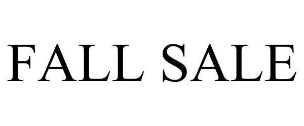  FALL SALE