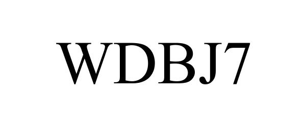Trademark Logo WDBJ7