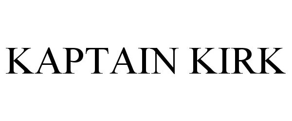 Trademark Logo KAPTAIN KIRK