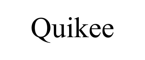 Trademark Logo QUIKEE